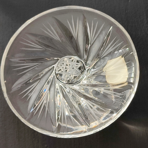 Pair of vintage | Pinwheel Crystal 🕯️ Candle stick holders | made in Poland - Picture 11 of 16